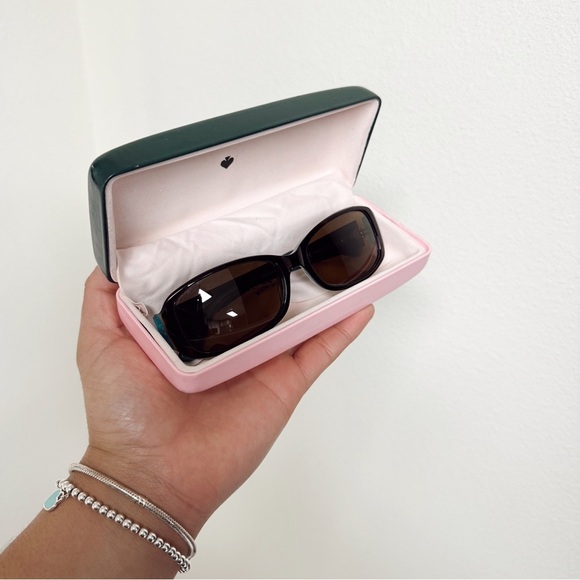 Kate Spade New York Vintage Y2K Brown Hello Sunshine Polarized Sunglasses main image 4